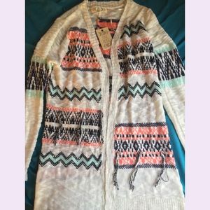 NWT Pink Rose Cardigan